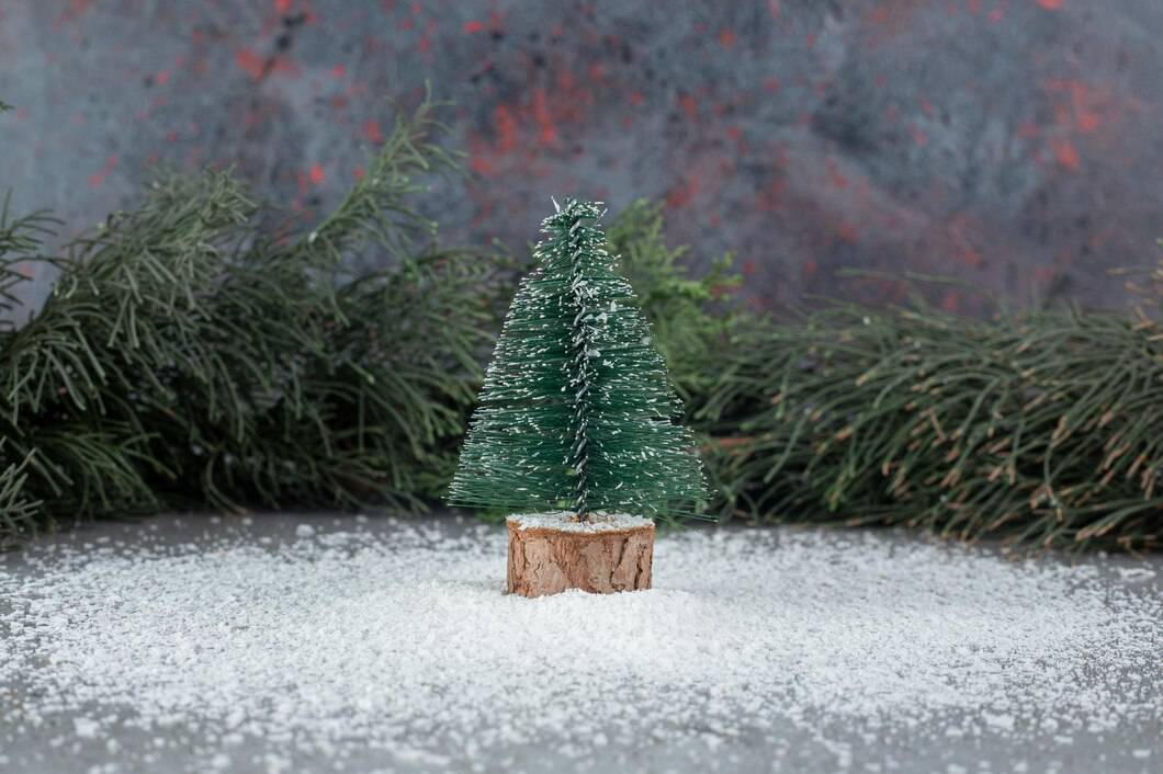 Jak wybrać idealne drzewko bożonarodzeniowe z naturalnym pniem?